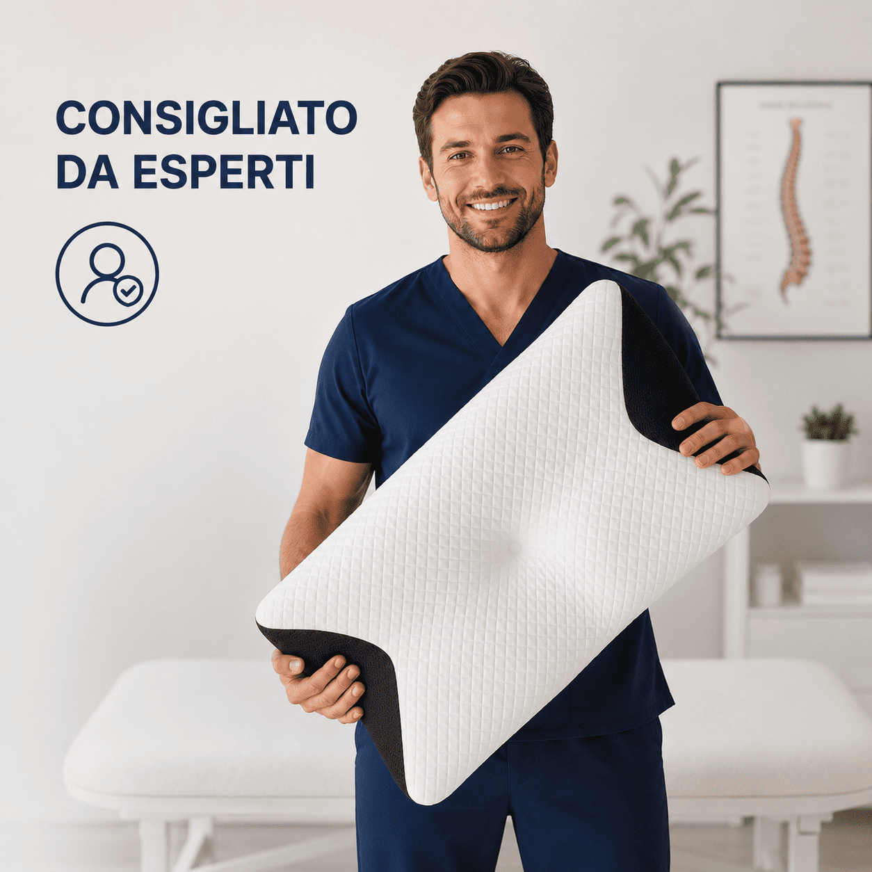 Cuscino Viviform contro dolori cervicali e sonni agitati